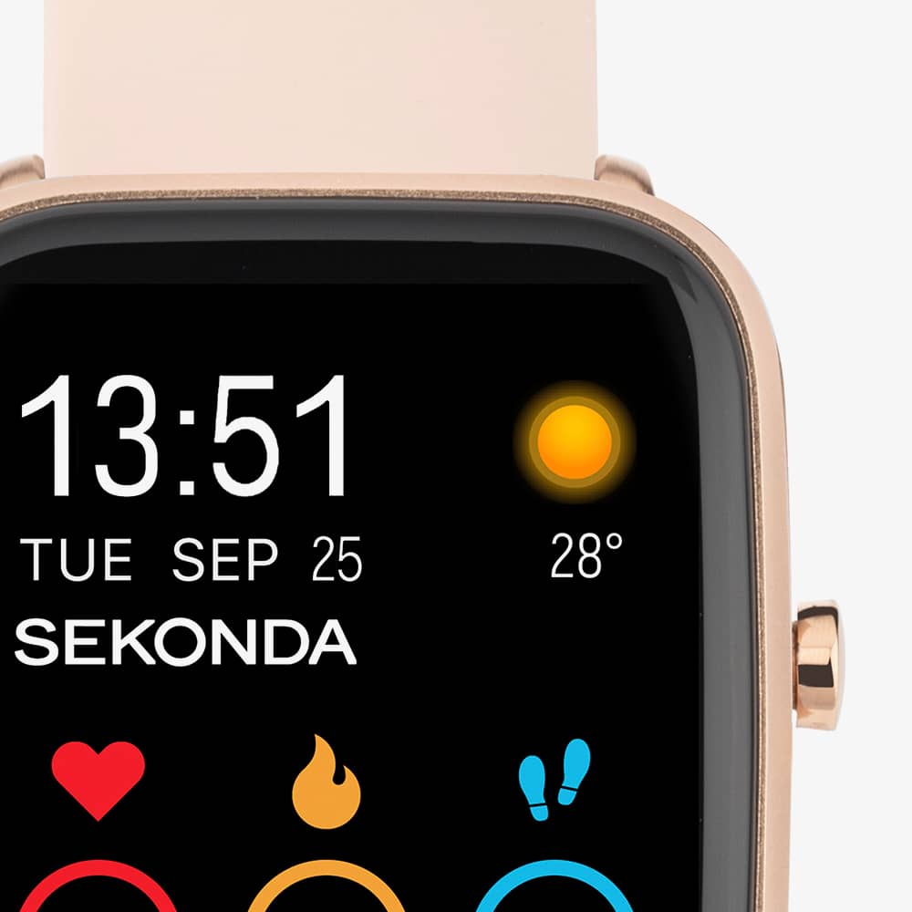 Sekonda Motion Plus Pink Rubber Smart Watch 30224