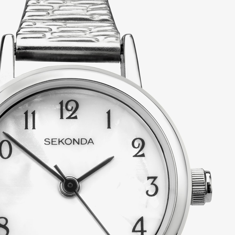 Sekonda Connolly Silver Mother Of Pearl Expandable Watch 40676