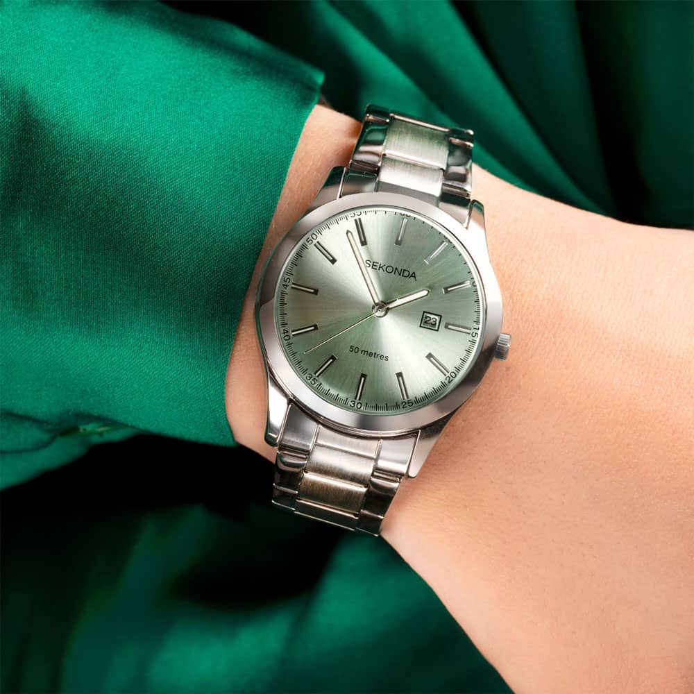 Sekonda Ladies Taylor Green Dial Watch 40397