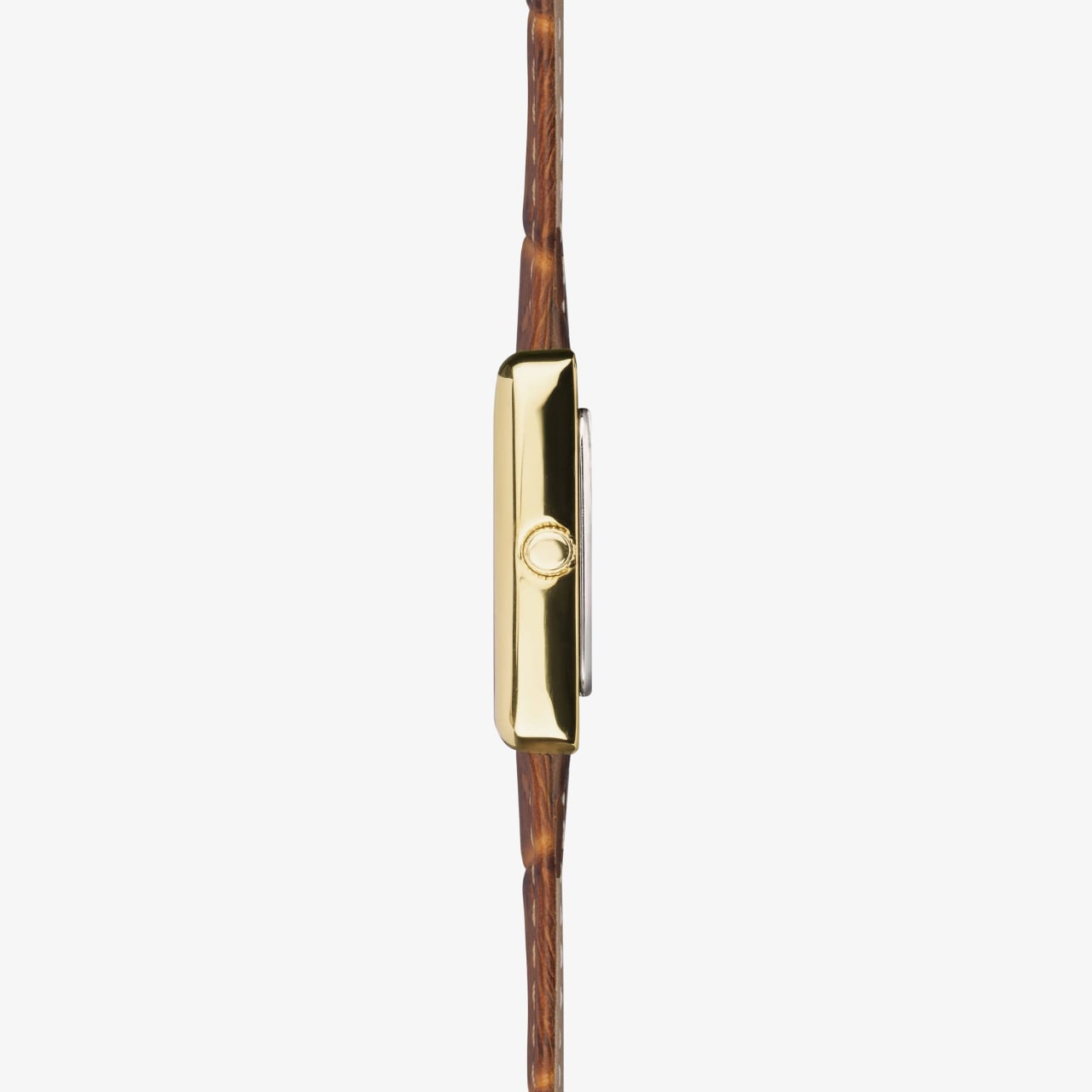 Sekonda Ladies Colette Brown Leather Strap Rectangular Watch 40695