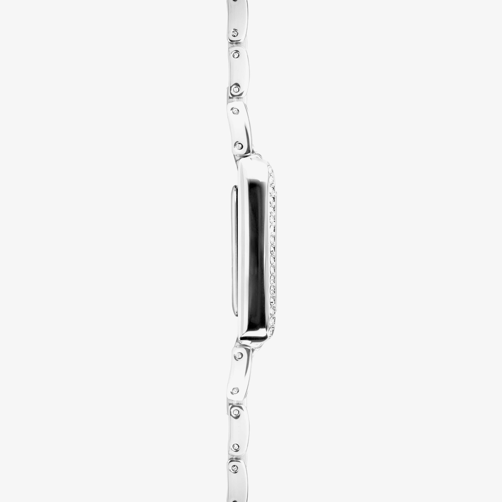 Sekonda Ladies Classic Colette White Rectangular Dial Two-Tone Metal Alloy Bracelet Watch 40735