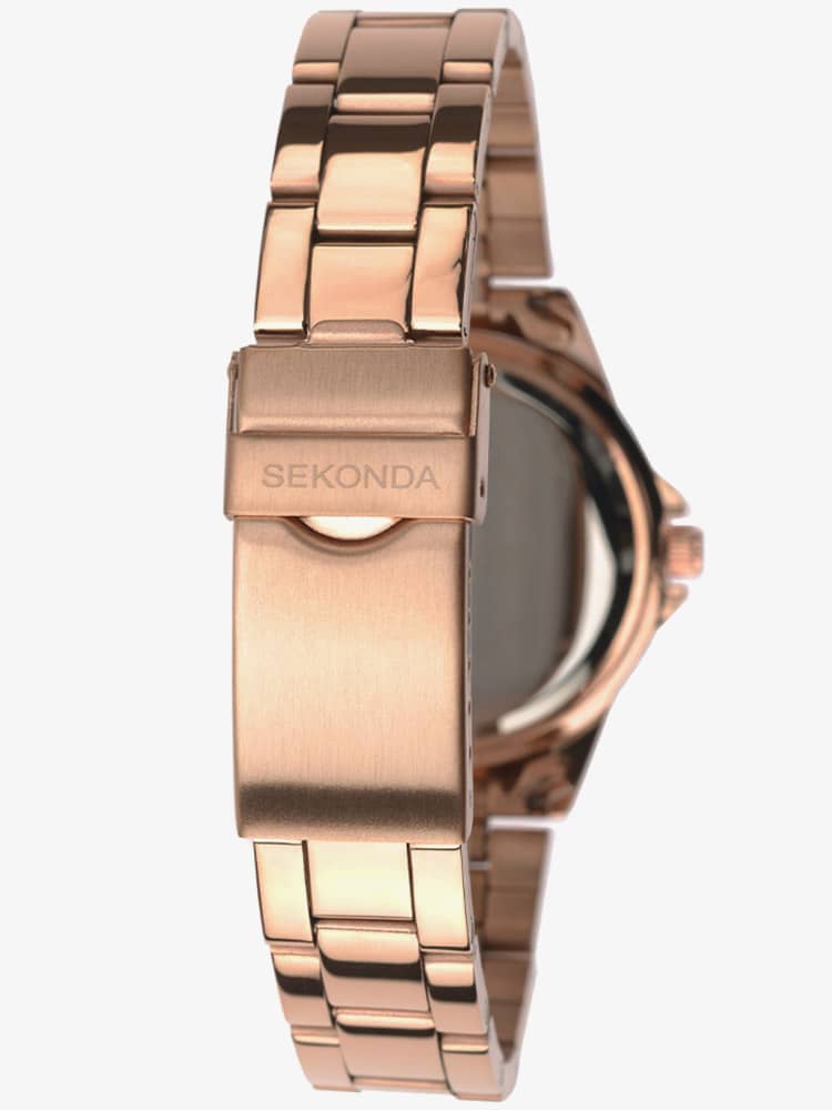 Sekonda Ladies Rose Gold Tone Watch 40290
