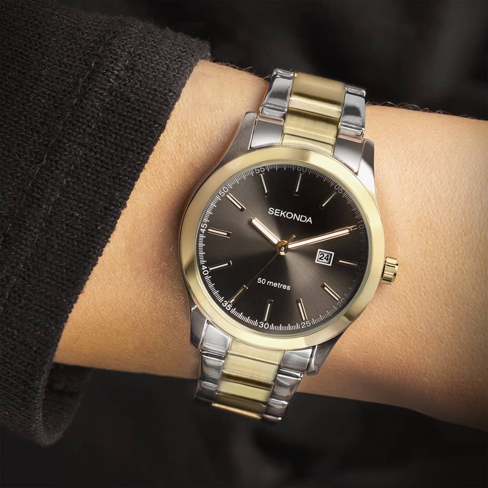 Sekonda Taylor Two Tone Gold Plated Watch 40429