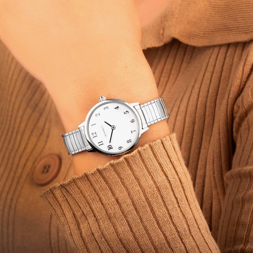 Sekonda Easy Reader Silver Expandable Watch 30131