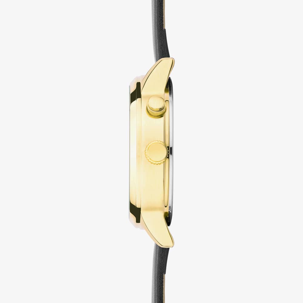 Sekonda Easy Reader Black & Gold Plated Watch 30127