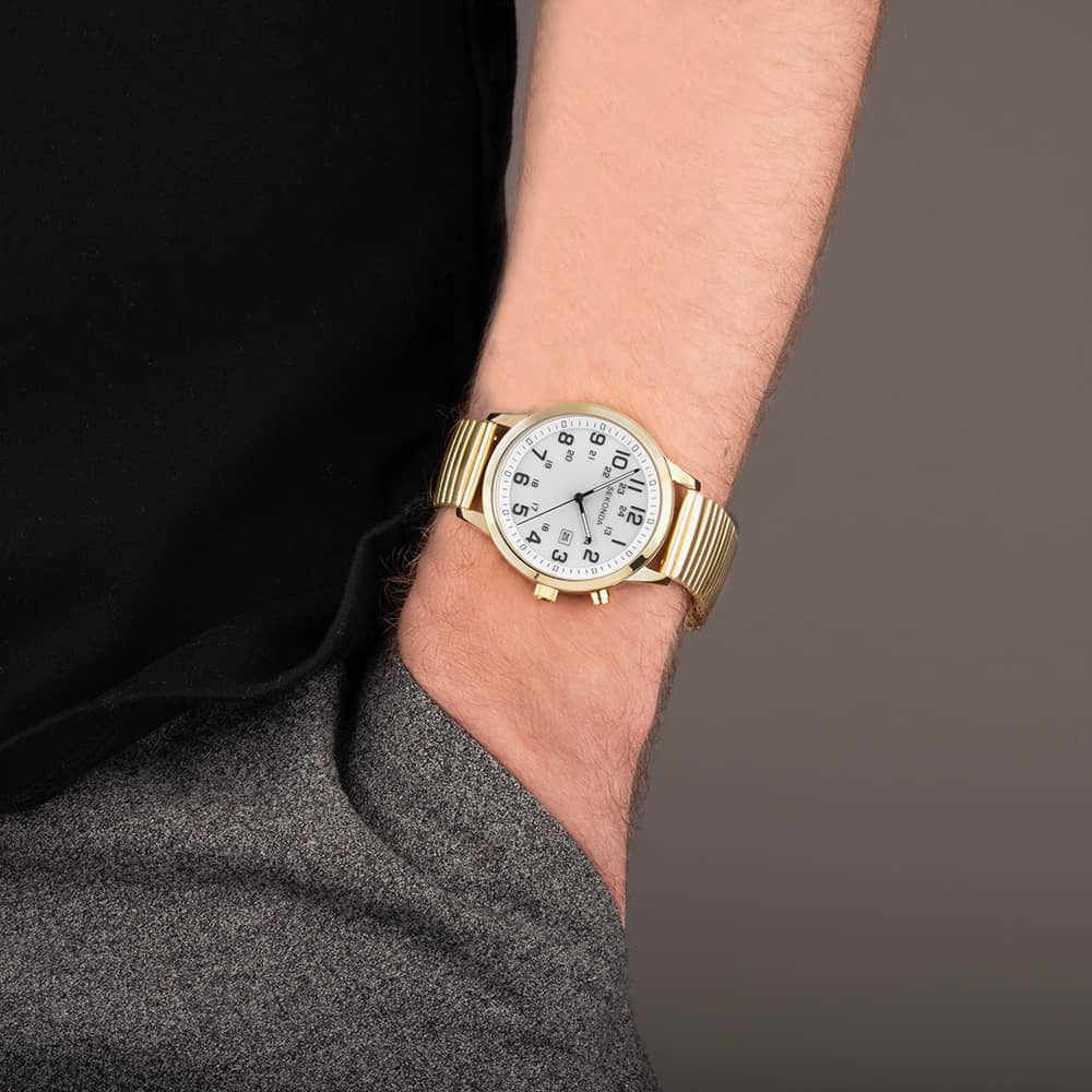 Sekonda Easy Reader Gold Plated Expandable Watch 30128