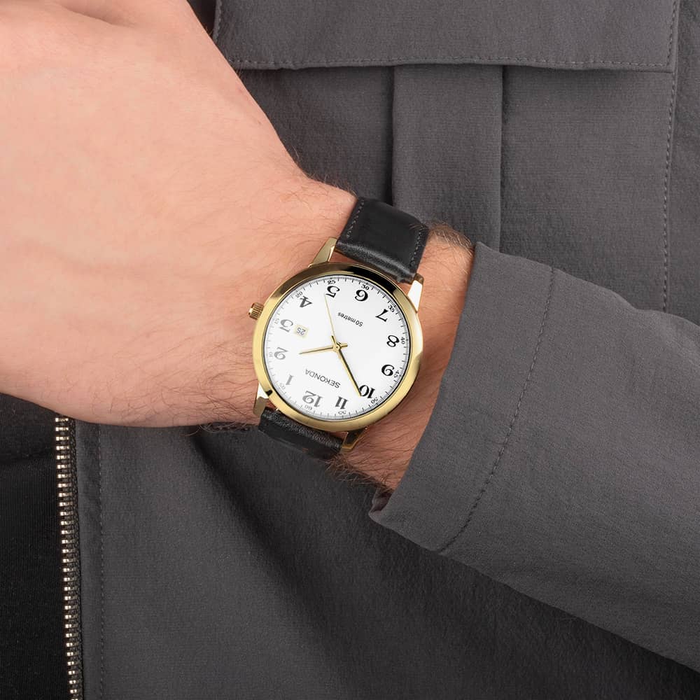 Sekonda Classic Easy Reader Gold Plated Watch 30130