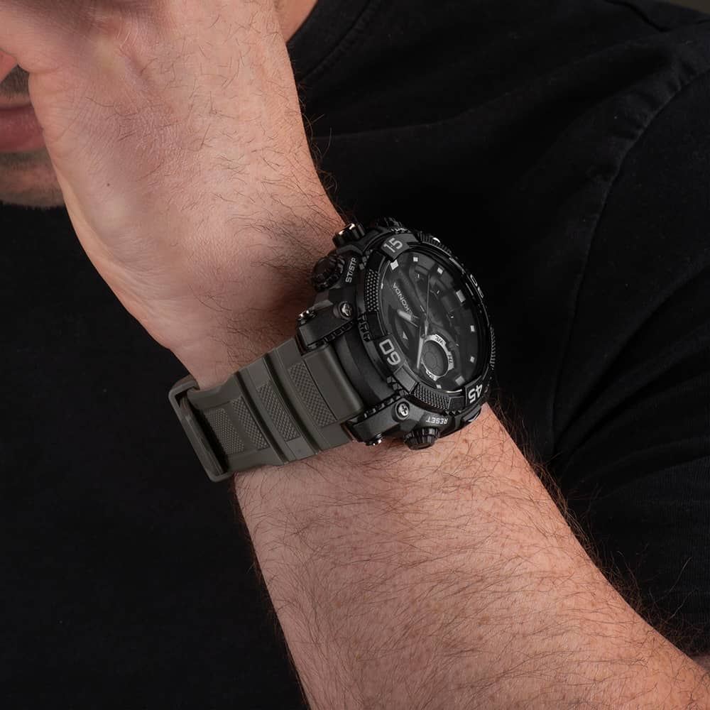 Sekonda Malvern Dark Grey Rubber Digital Watch 30168