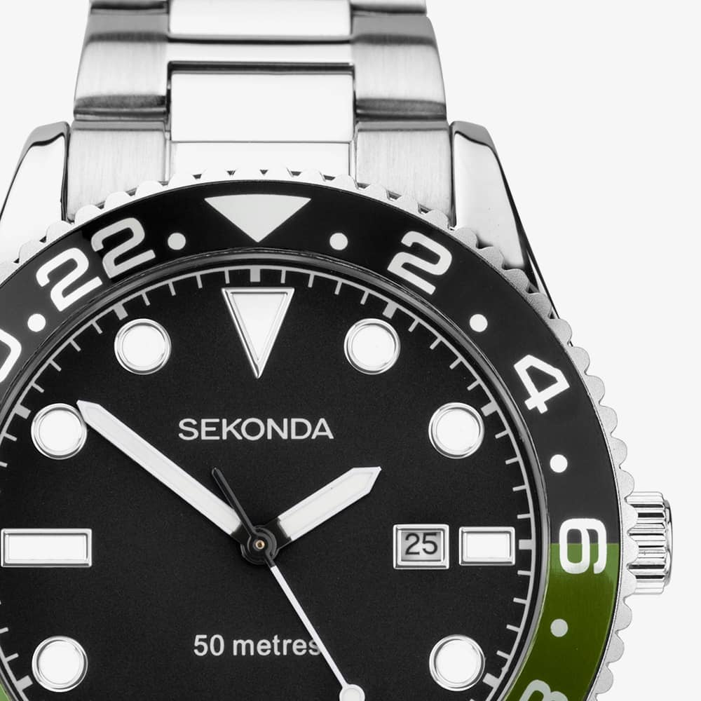 Sekonda Dive Ocean Green & Black Watch 30197