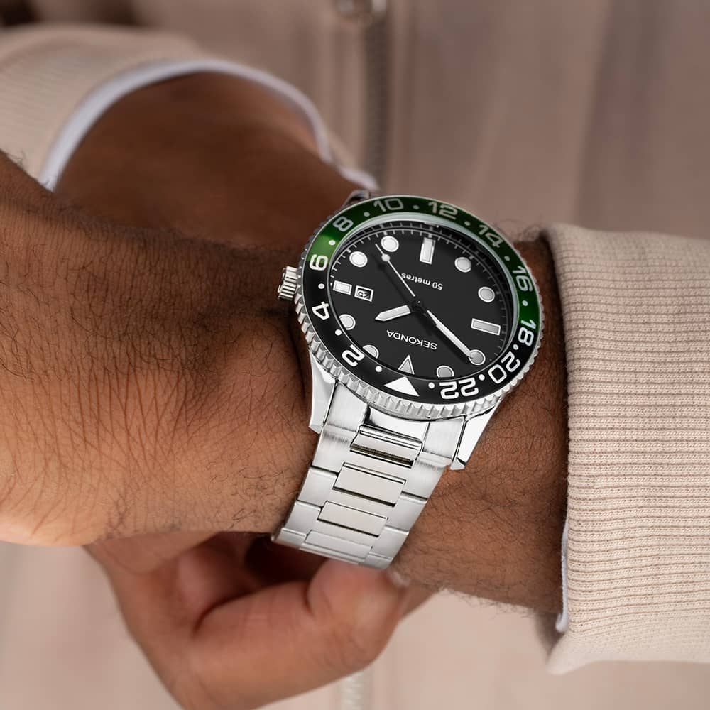 Sekonda Dive Ocean Green & Black Watch 30197