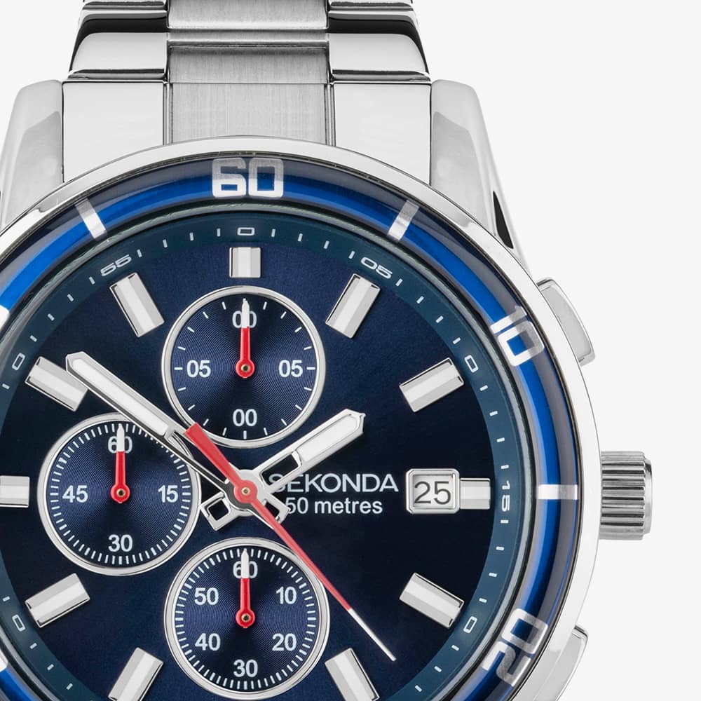 Sekonda Sports Midnight Blue Chronograph Watch 30207
