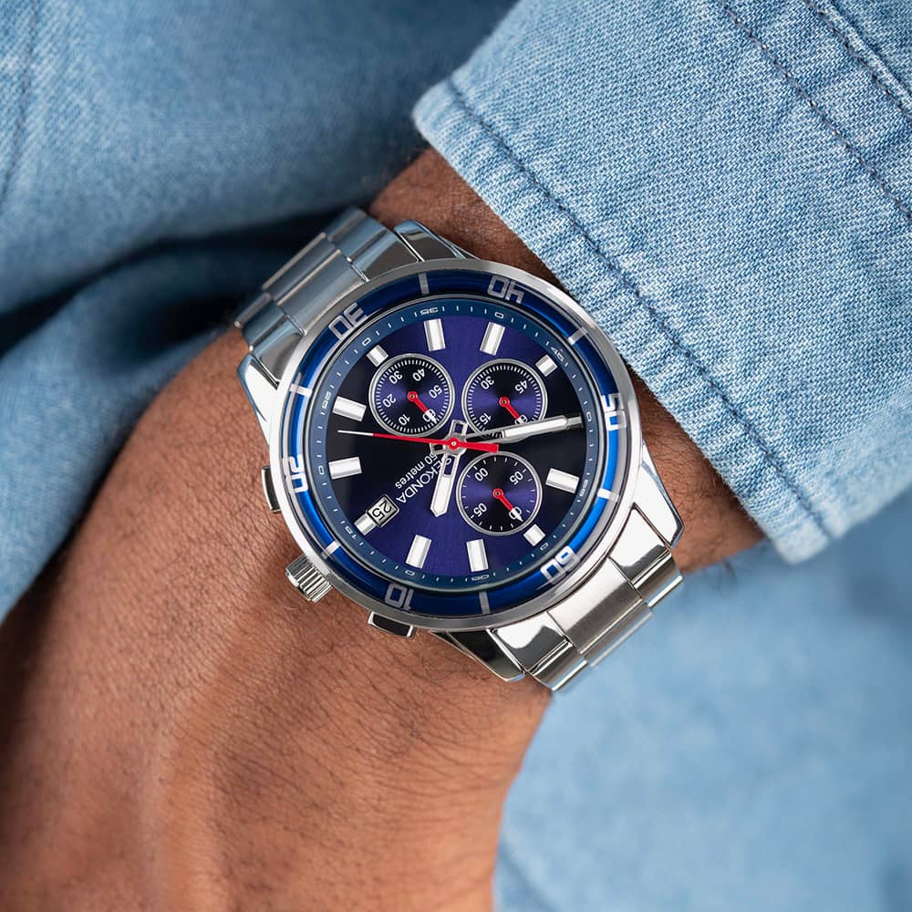 Sekonda Sports Midnight Blue Chronograph Watch 30207