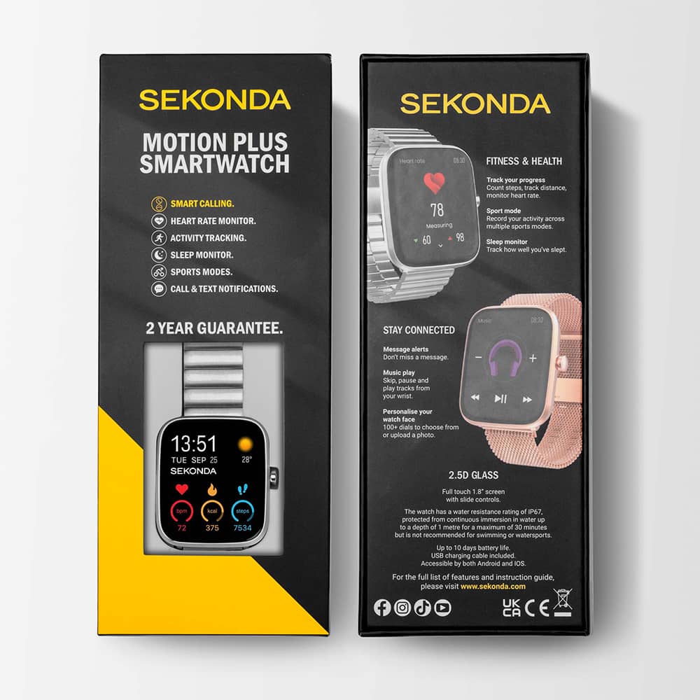 Sekonda Motion Plus Silver Smart Watch 30221