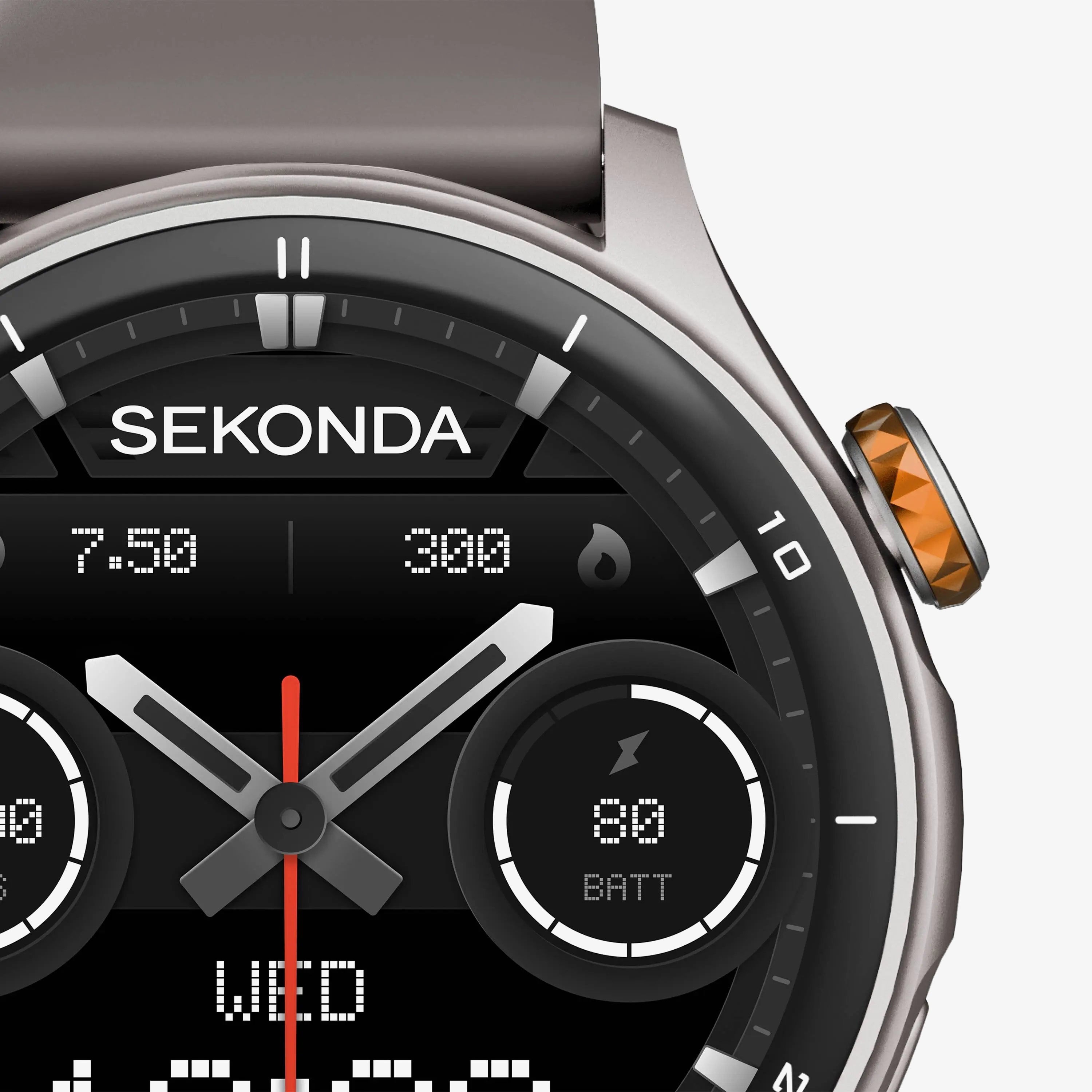 Sekonda Mens Active Pro Hybrid Silver Smartwatch 30238