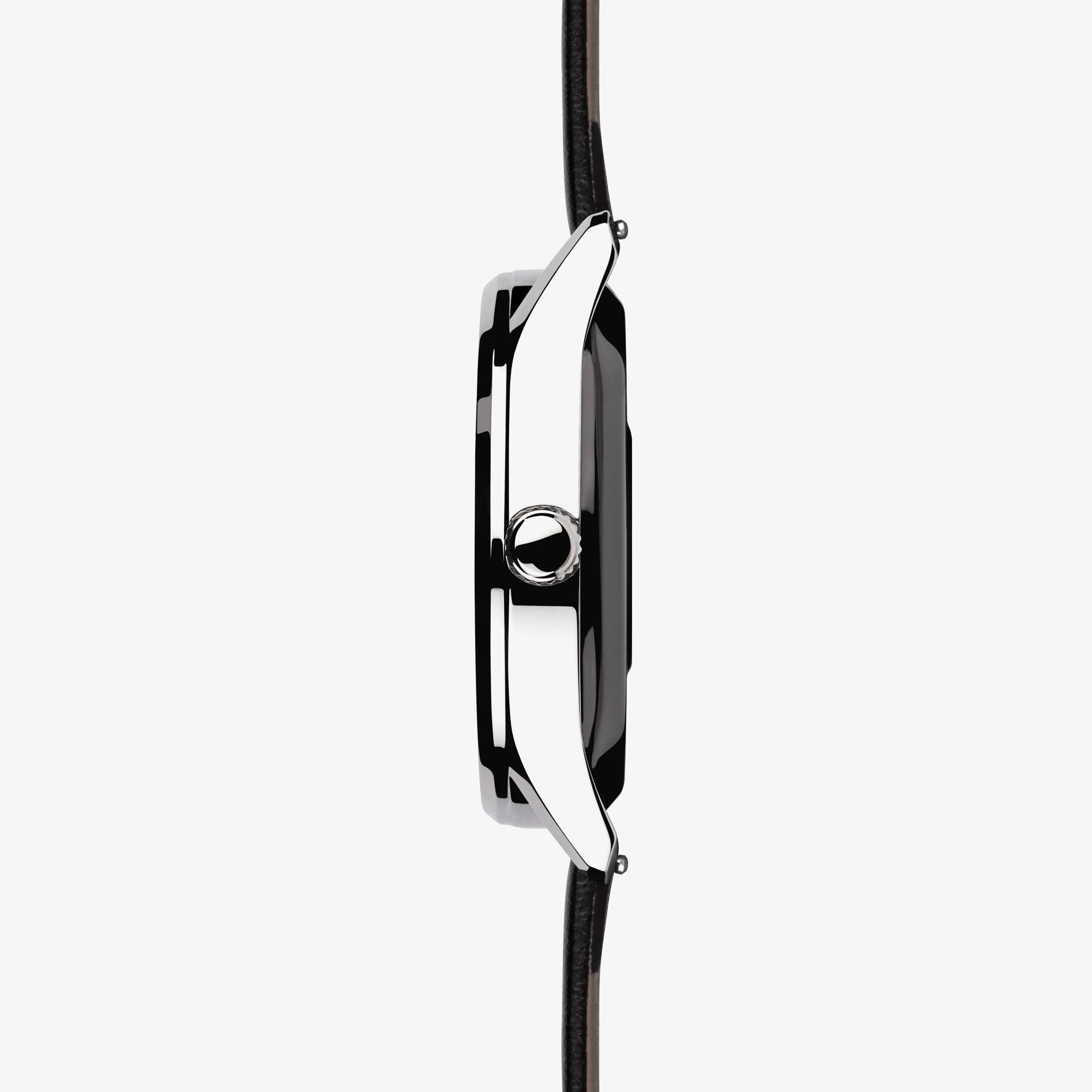 Sekonda Mens Hybrid Black Leather Strap Smartwatch 30150