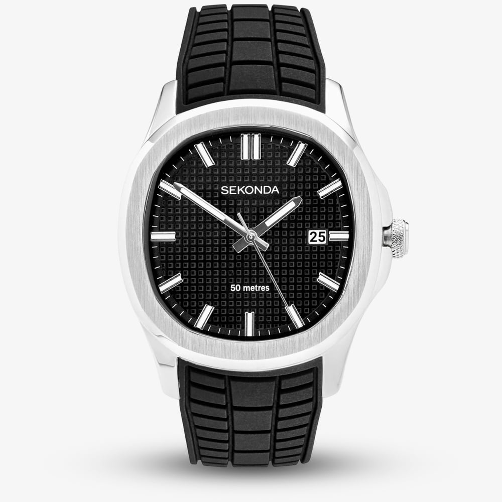Click to view product details and reviews for Sekonda Mens Octaire Black Rubber Strap Watch 30274. Click to view product details and reviews for Sekonda Mens Octaire Black Rubber Strap Watch 30274.