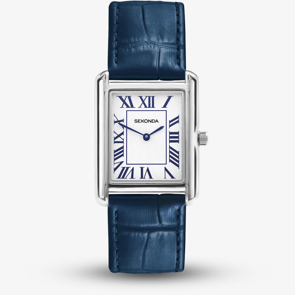 Click to view product details and reviews for Sekonda Mens Clement Blue Leather Strap Watch 30269.