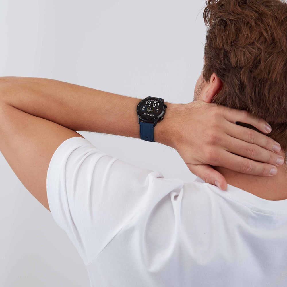 Sekonda Mens Active Go Smart Blue Plastic Strap Smartwatch 30288