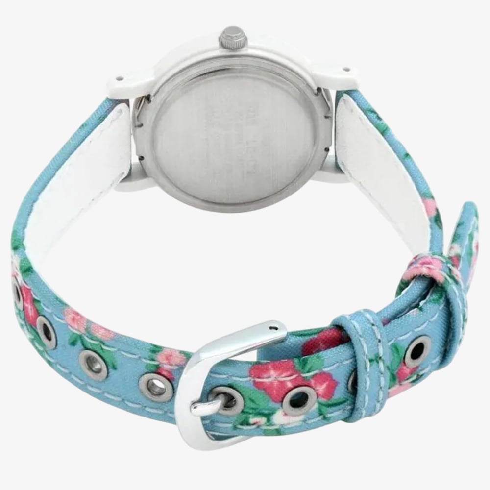 Casio Junior Multicolour Flower Fabric Strap Watch LQ-139LB-2B2ER