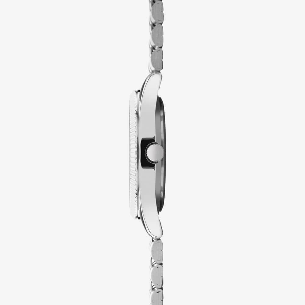 Sekonda Stainless Steel Black Dial Watch 1691
