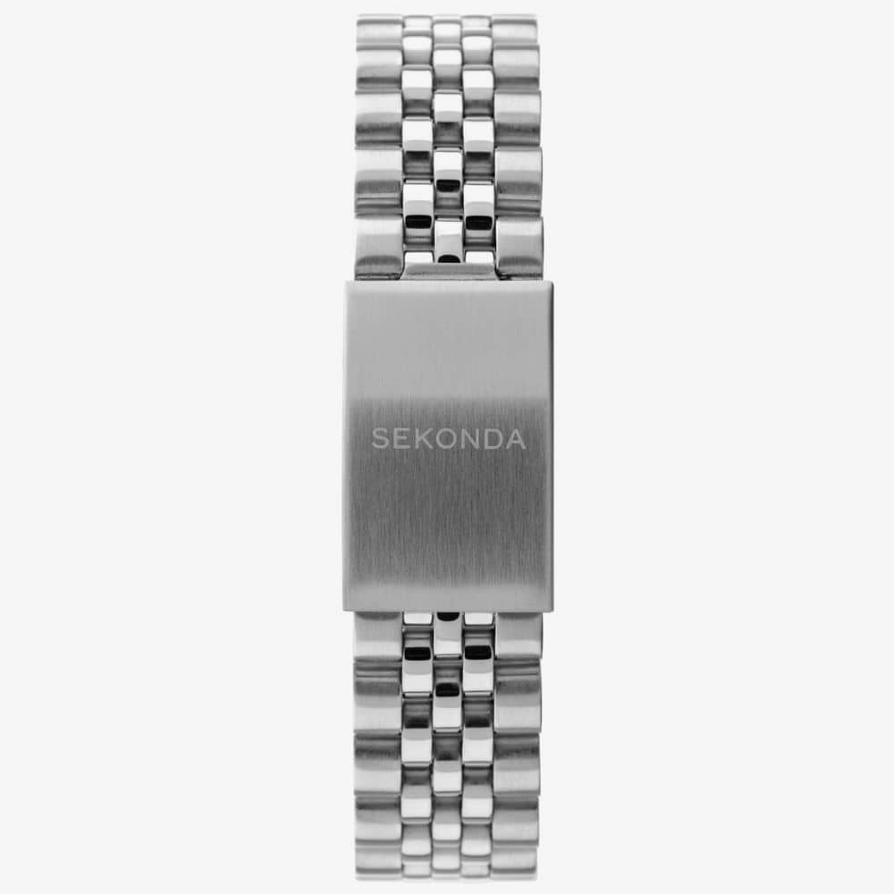 Sekonda Stainless Steel Black Dial Watch 1691