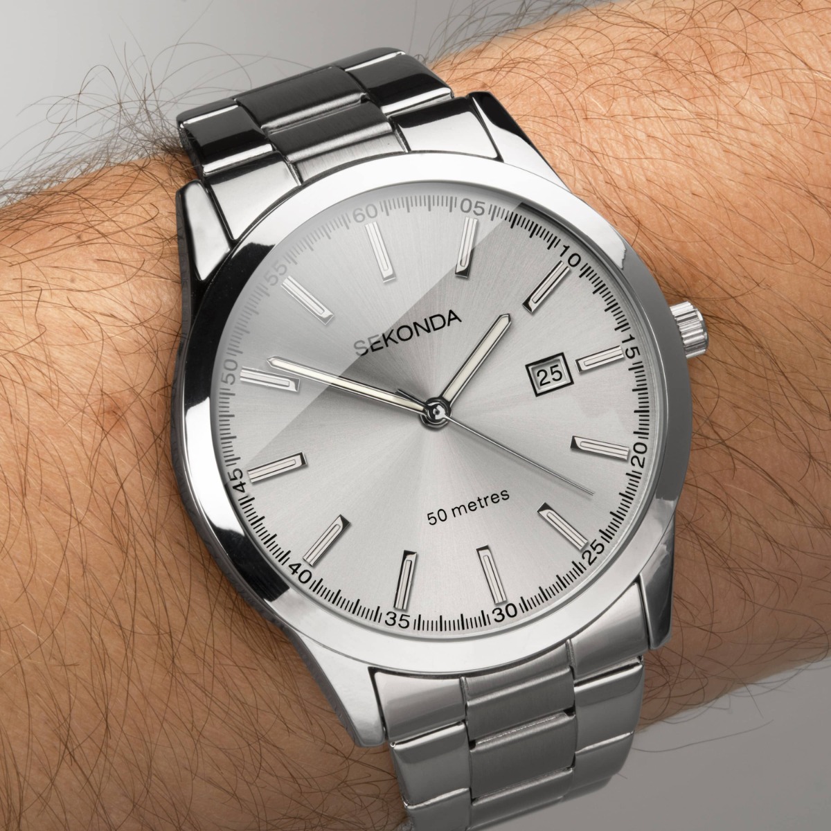Sekonda Taylor Silver Watch 1945