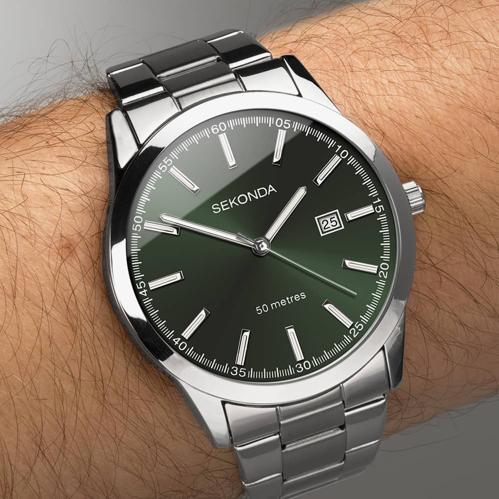 Sekonda Taylor Classic Dark Green Dial Watch 1946