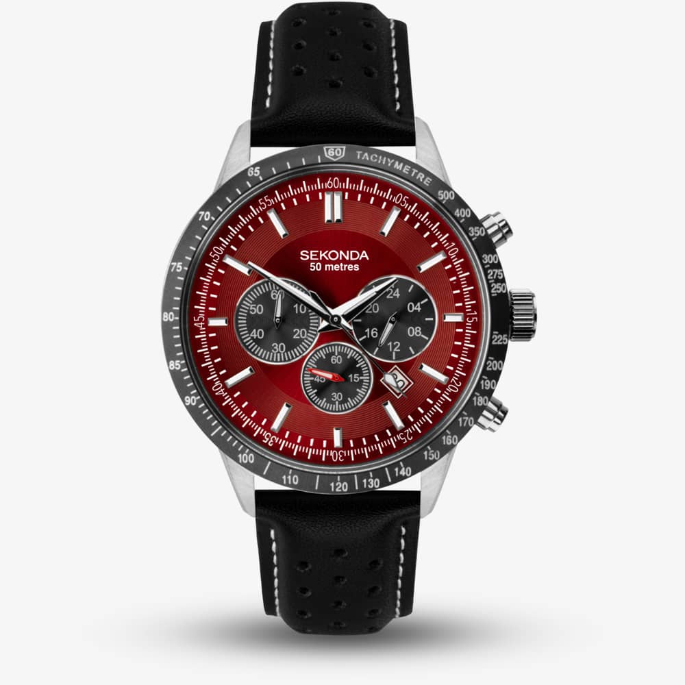 Sekonda Sports Velocity Red Dial Watch 1938