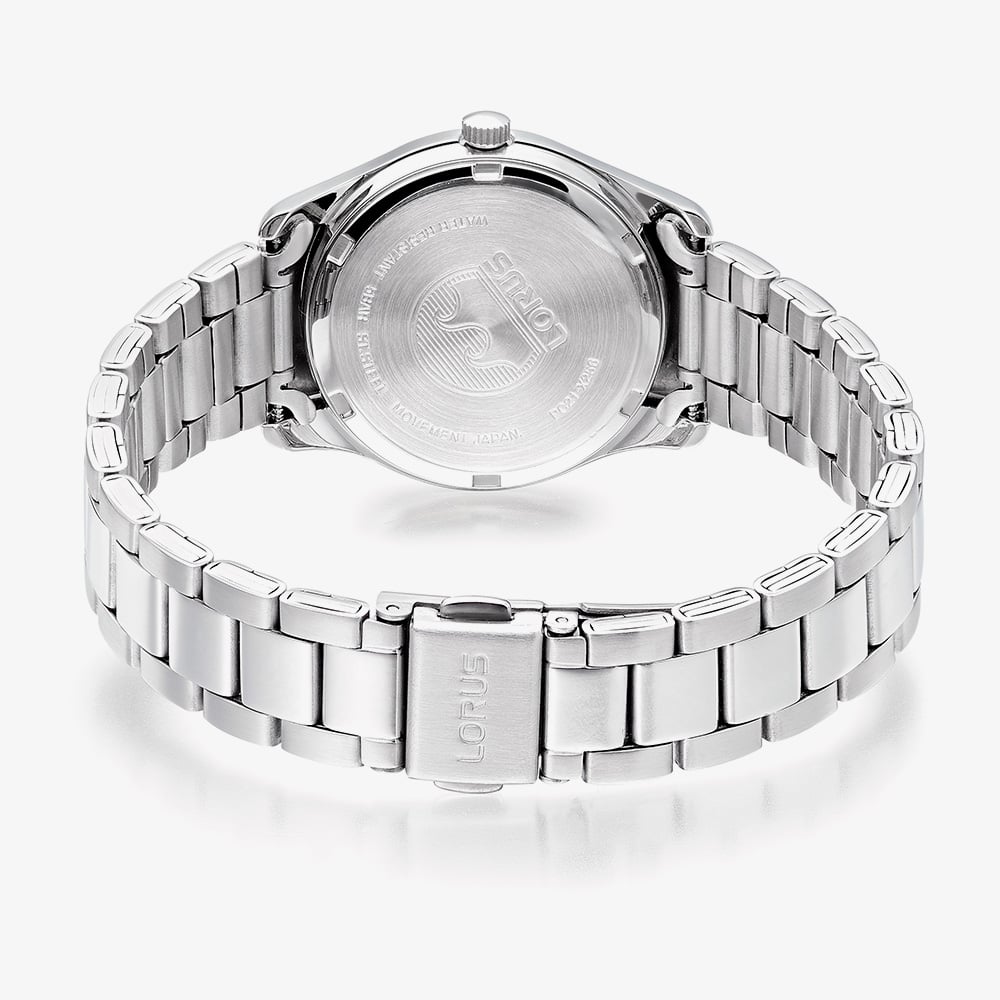 Lorus Ladies Classic Blue Dial Stainless Steel Bracelet Watch RG243XX9