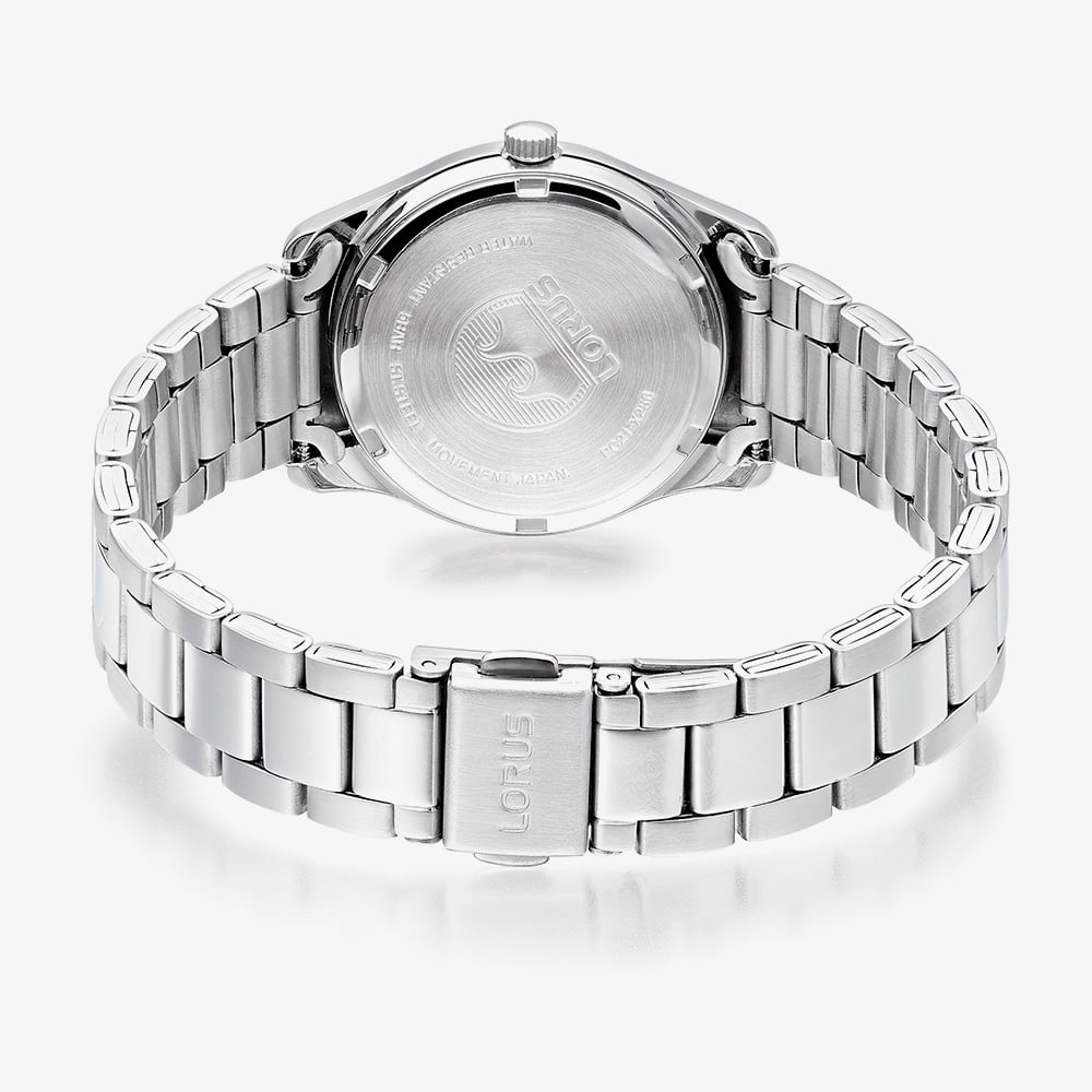 Lorus Ladies Classic Green Dial Stainless Steel Bracelet Watch RG245XX9