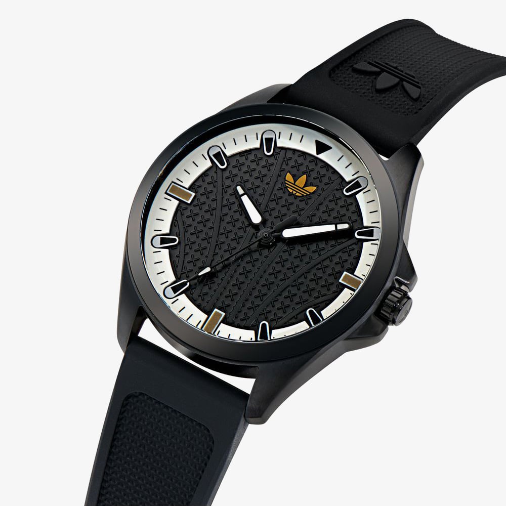Adidas Originals Iconic One Black Strap Watch AOFH250012I