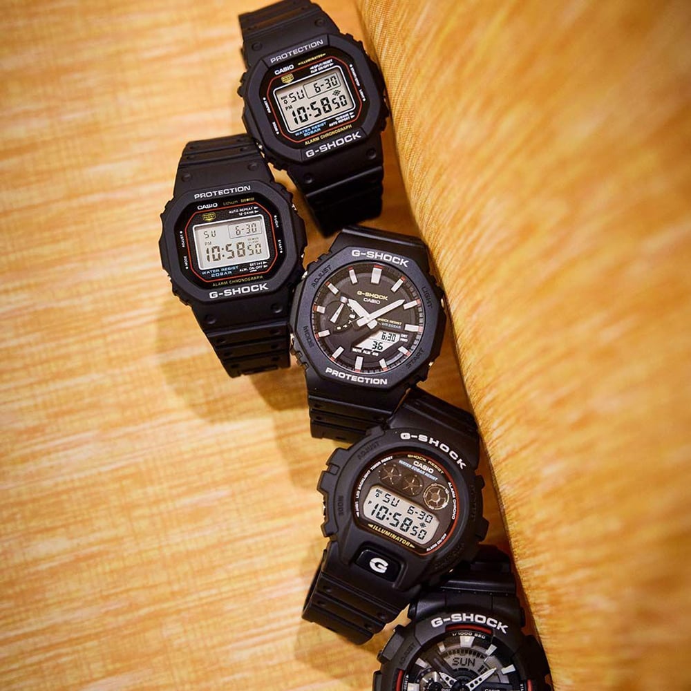 Casio Mens G-Shock Revival Black Digital Watch DW-5600RL-1ER