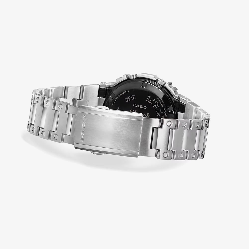 Casio G Shock Full Metal Origin Silver Solar Powered Digital Watch GMW-B5000D-1CER