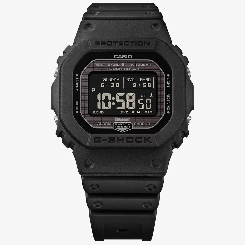 Casio Mens G-Shock 5600 Series Black Digital Solar Strap Watch GW-BX5600-1A1ER