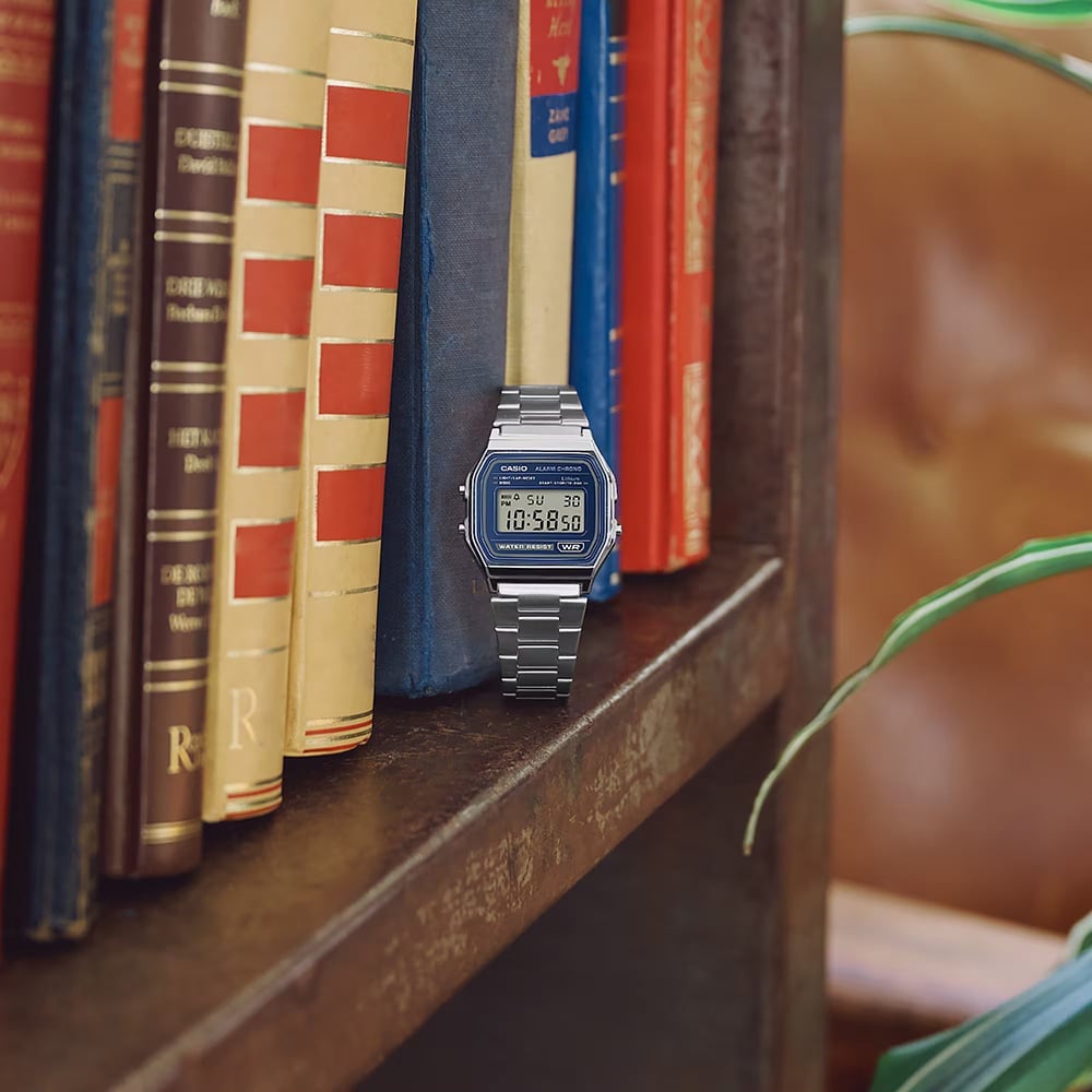 Casio Vintage Blue Digital Watch A158WEA-2EF