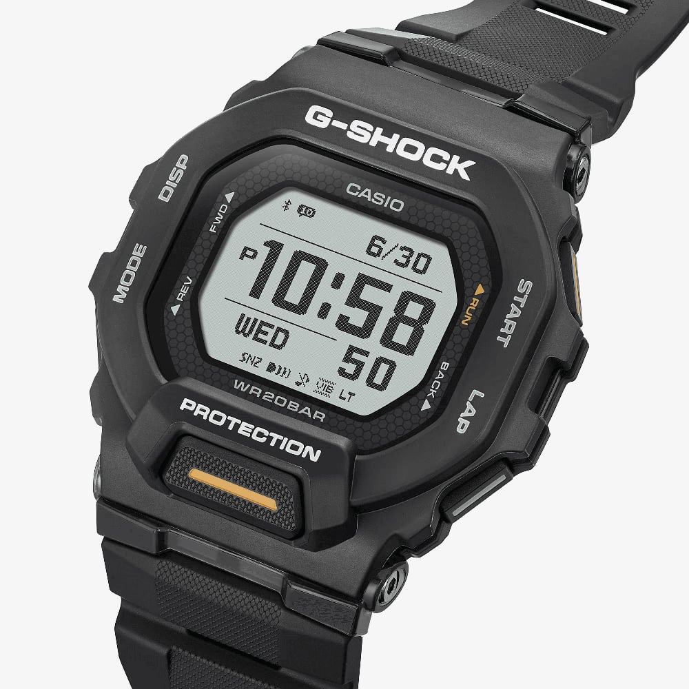 Casio G-Shock G-Squad Digital Black Strap Smartwatch GBD-200-1A1ER