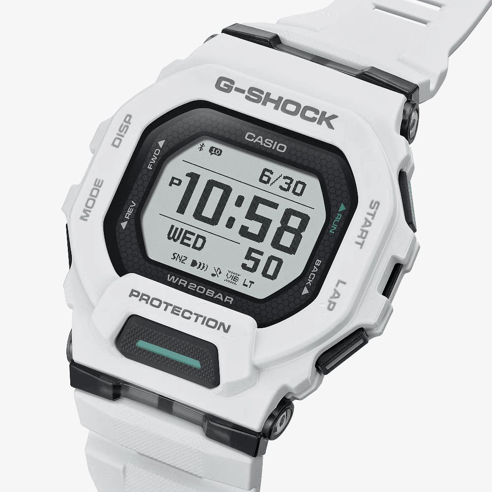 Casio G-Shock G-Squad Digital White Strap Smartwatch GBD-200-7ER