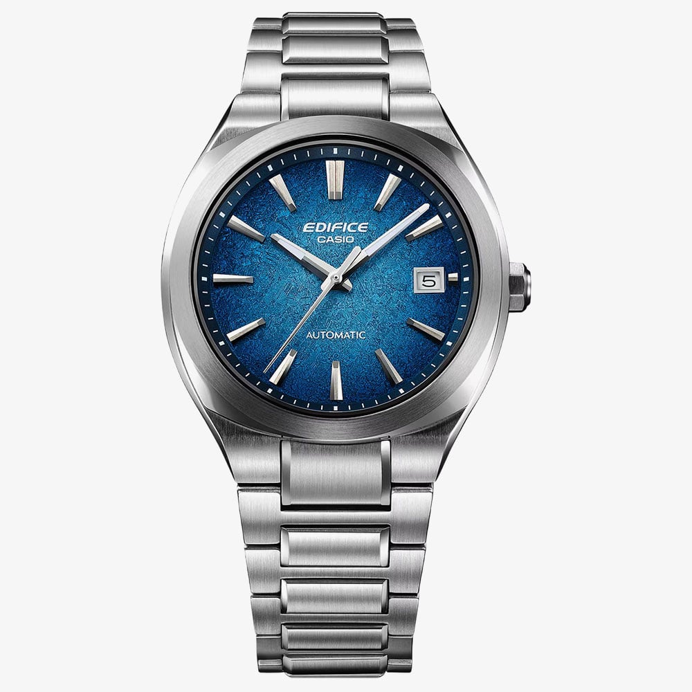 Casio Mens Edifice Automatic Blue Dial Bracelet Watch EFK-200D-2AER