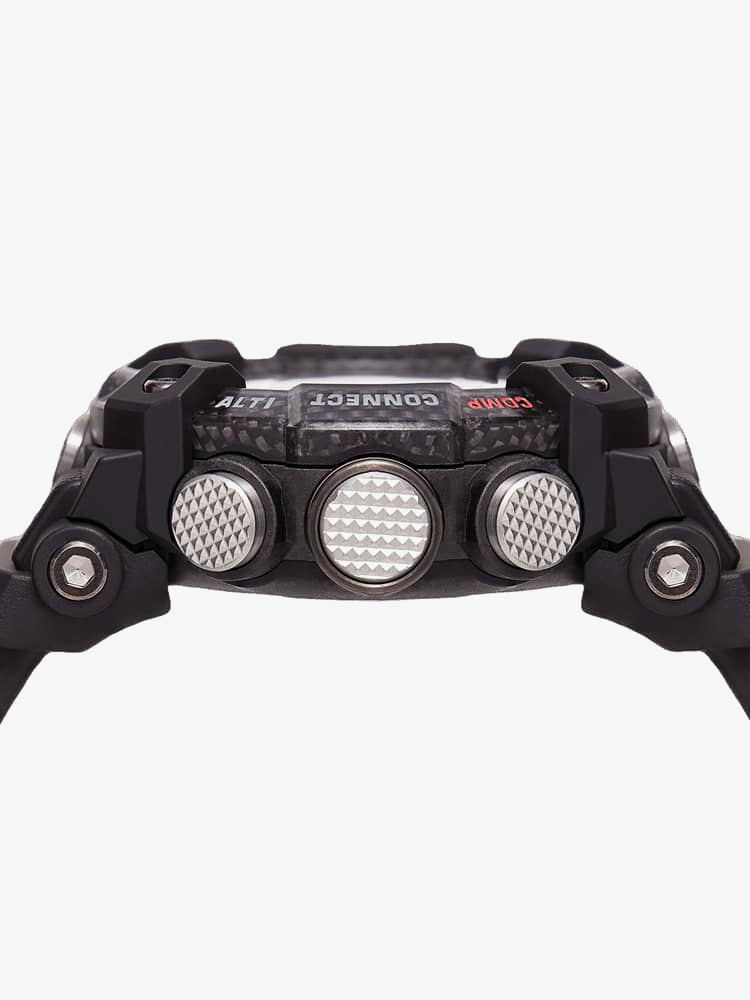 Casio G-Shock Master Of G Mudmaster Carbon Core Guard Dual Display Black Plastic Strap Smartwatch GG-B100-1AER