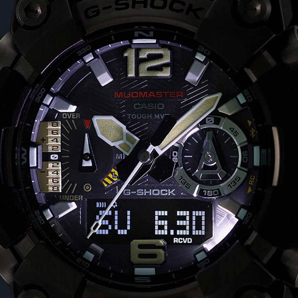 Casio G-Shock New Mudmaster Black Rubber Smartwatch GWG-B1000-1AER