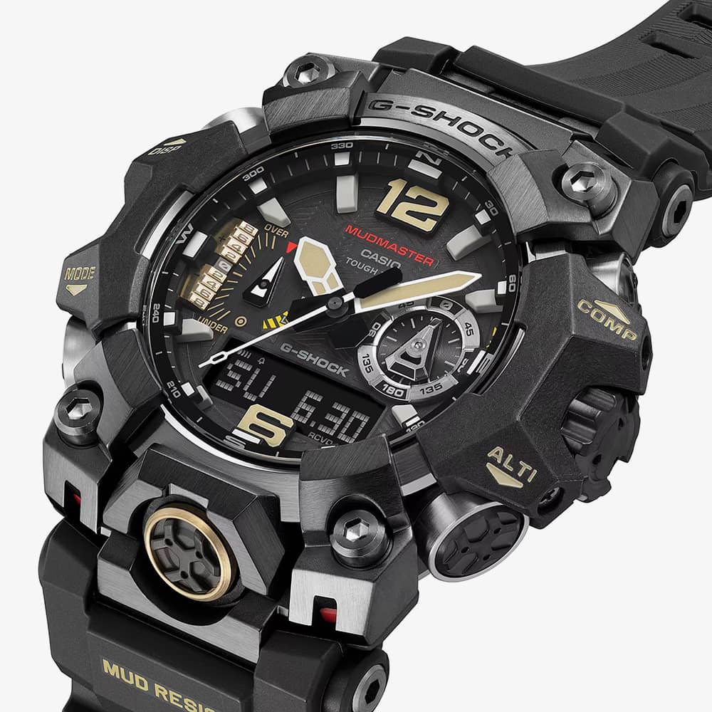 Casio G-Shock New Mudmaster Black Rubber Smartwatch GWG-B1000-1AER