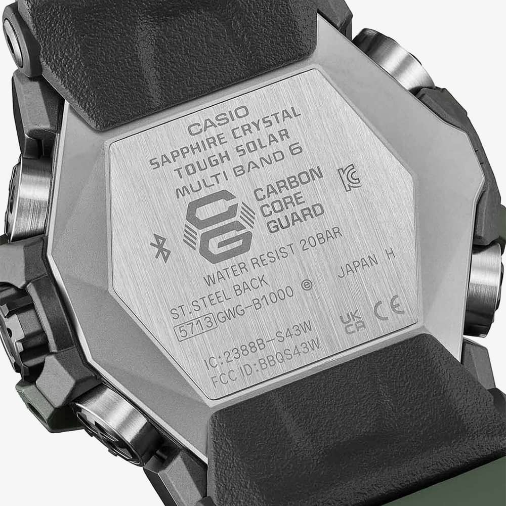 Casio G-Shock New Mudmaster Green Rubber Smartwatch GWG-B1000-3AER