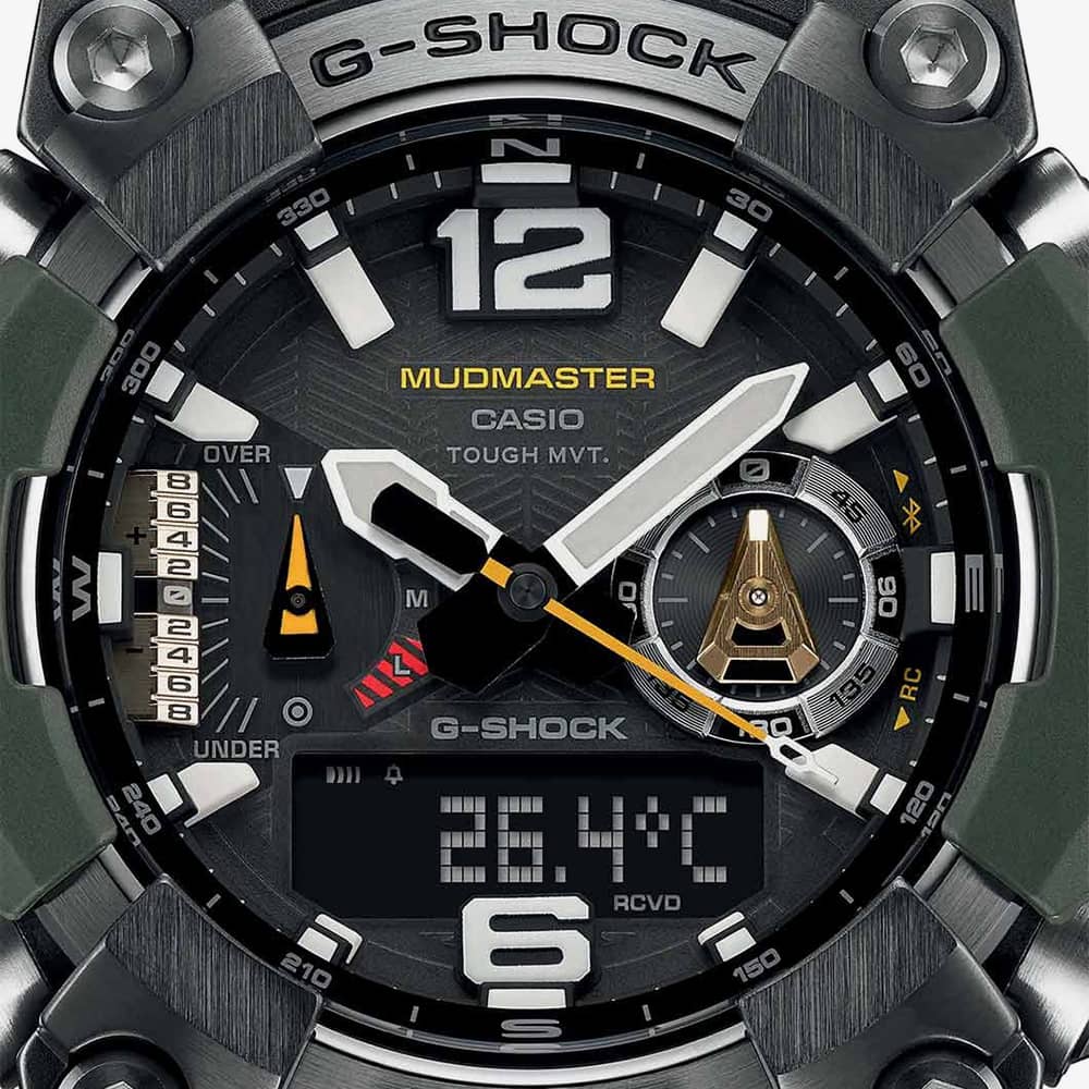 Casio G-Shock New Mudmaster Green Rubber Smartwatch GWG-B1000-3AER