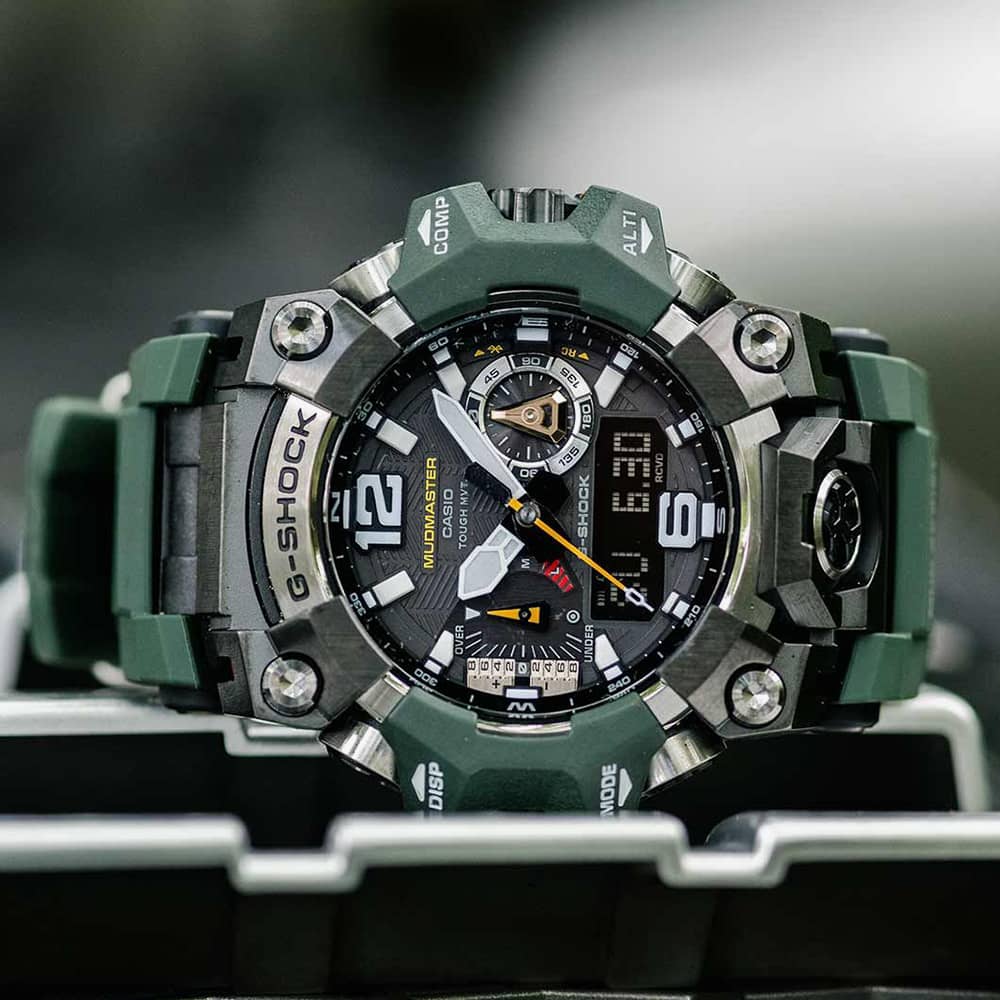 Casio G-Shock New Mudmaster Green Rubber Smartwatch GWG-B1000-3AER