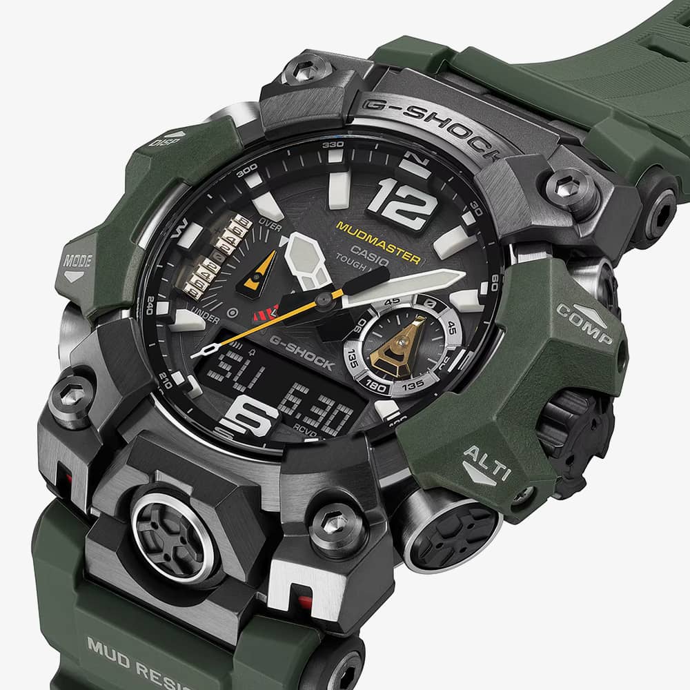 Casio G-Shock New Mudmaster Green Rubber Smartwatch GWG-B1000-3AER