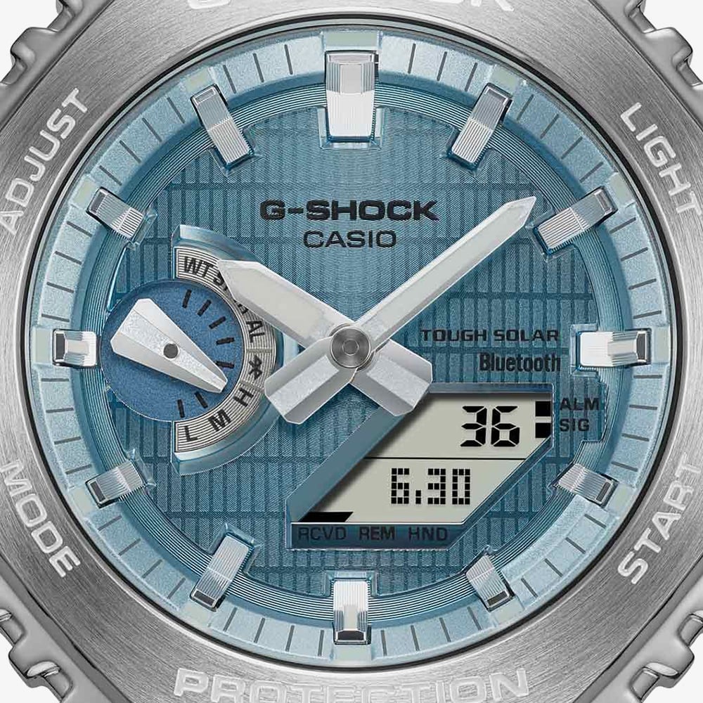Casio G-Shock Metal Covered 2100 Blue Watch GBM-2100A-1A2ER