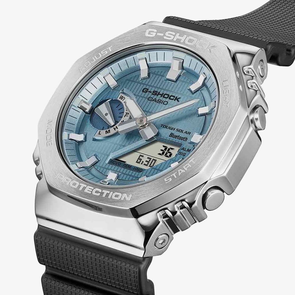 Casio G-Shock Metal Covered 2100 Blue Watch GBM-2100A-1A2ER