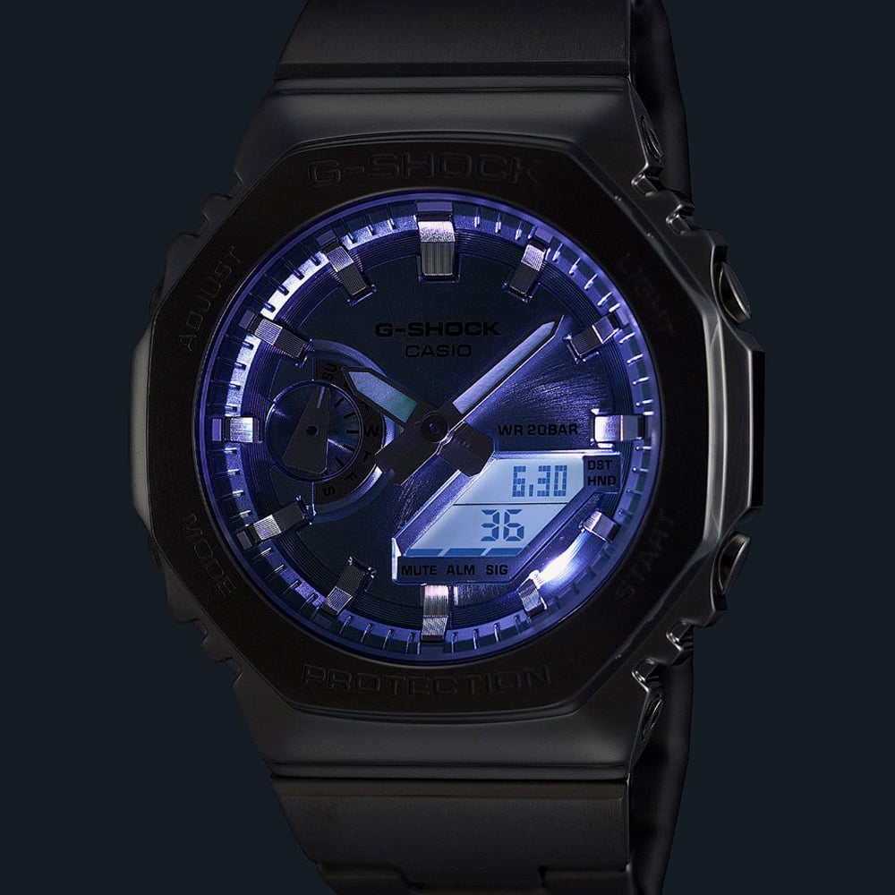 Casio G-Shock Blue Dual Display GM-2110D-2AER