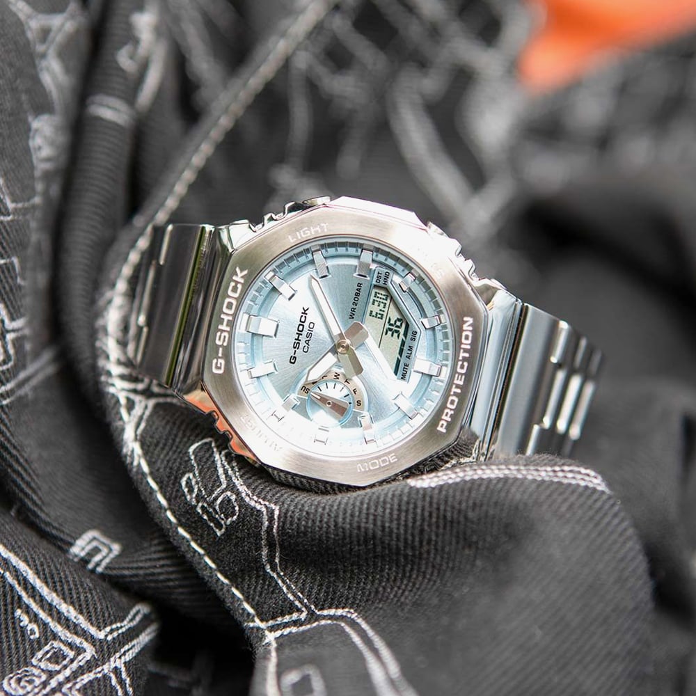 Casio G-Shock Blue Dual Display GM-2110D-2AER