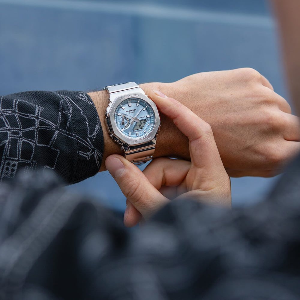 Casio G-Shock Blue Dual Display GM-2110D-2AER